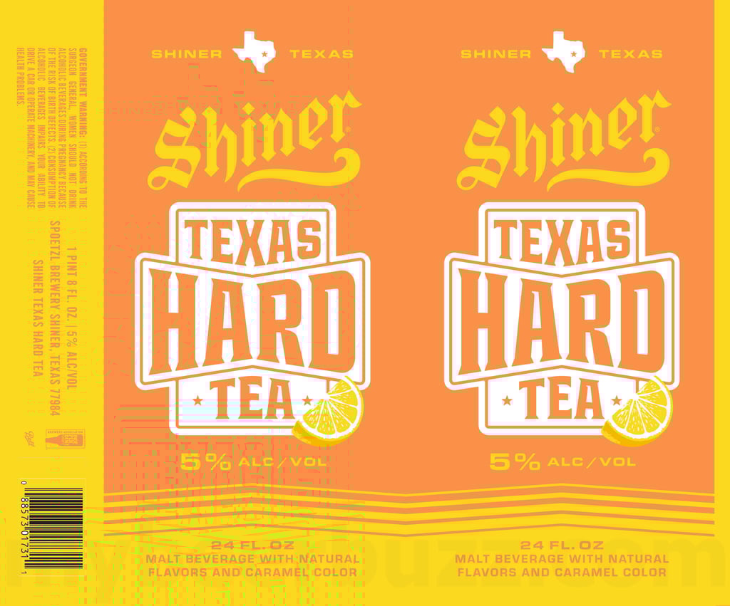 Shiner Adding Texas Hard Tea 24-oz Cans