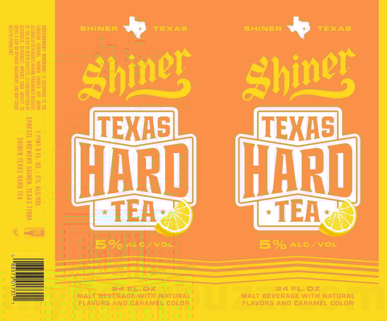 2025 Shiner Texas Hard Tea 24-oz Cans