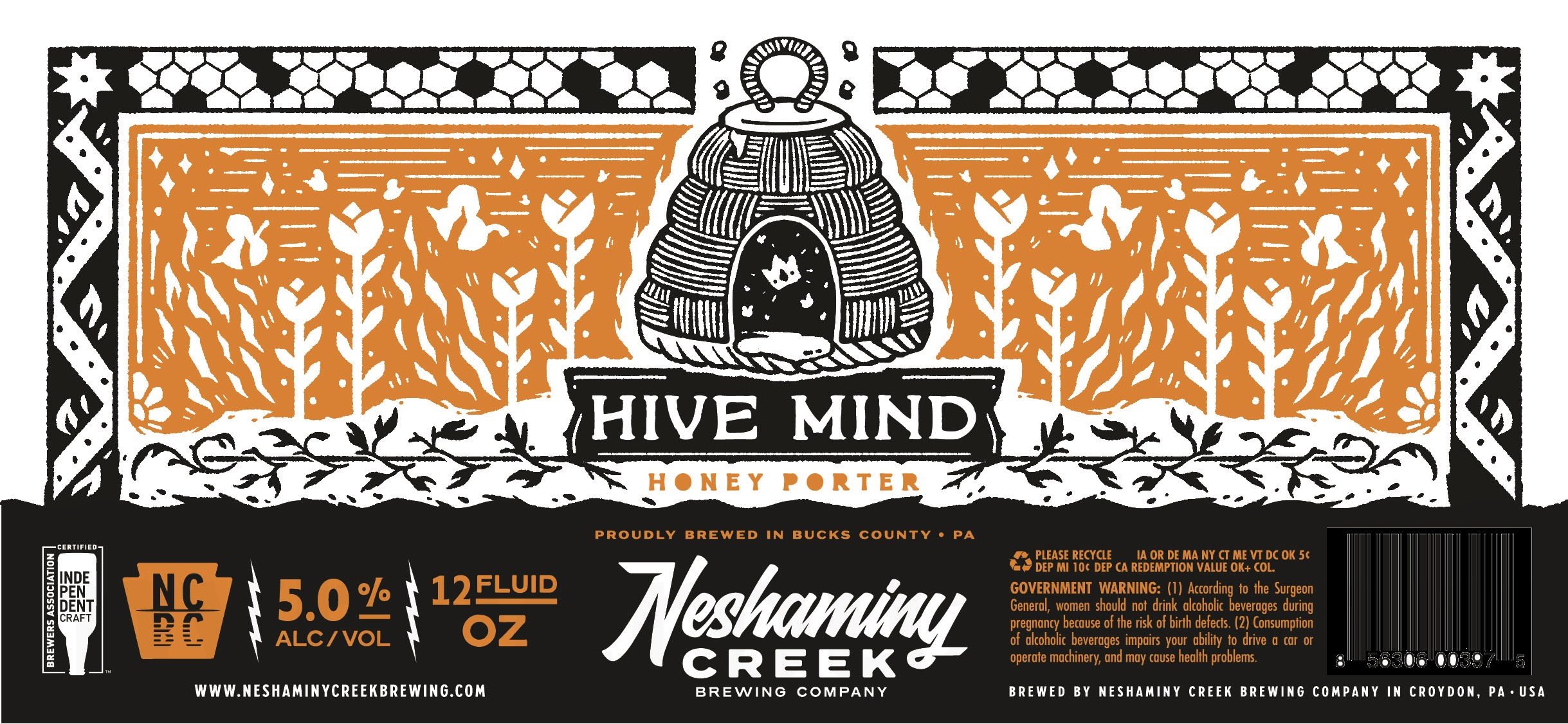 2025 Neshaminy Creek Brewing Hive Mind 12-oz Cans