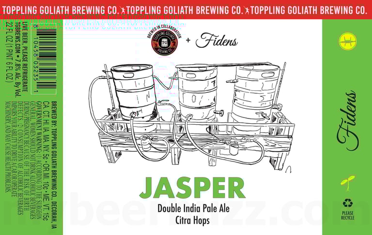 2025 Toppling Goliath Jasper 22-oz Bottles