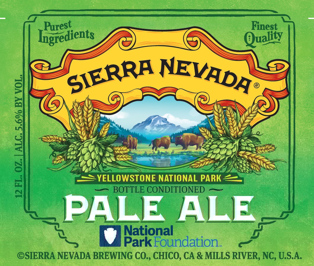 2025 Sierra Nevada Pale Ale National Park Series Yellowstone 12-oz Bottles