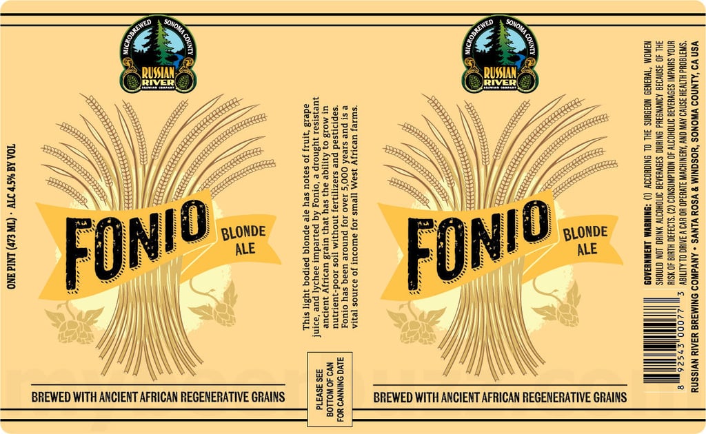 Russian River Working On Fonio Blonde Ale