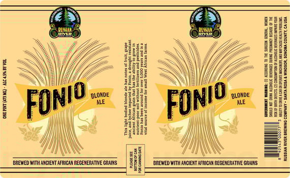 2026 Russian River Fonio Blonde Ale 12-oz Cans