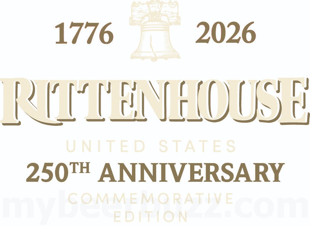 Rittenhouse United States 250th Anniversary Commemorative Edition 10-Year Bottled In Bond Straight Rye Whiskey