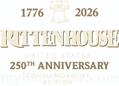 2025 Rittenhouse United States 250th Anniversary Commemorative Edition 10-Year Bottled In Bond Straight Rye Whiskey