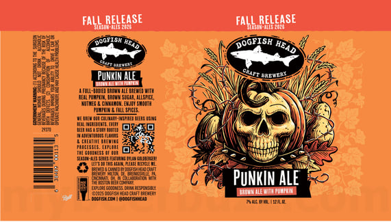 2026 Dogfish Head Punkin Ale 12-oz Cans