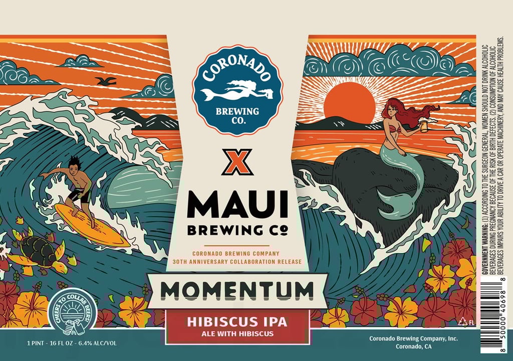 Coronado & Maui Brewing Collaborating On Momentum