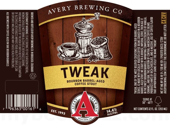 2026 Avery Brewing Tweak 12-oz Bottles