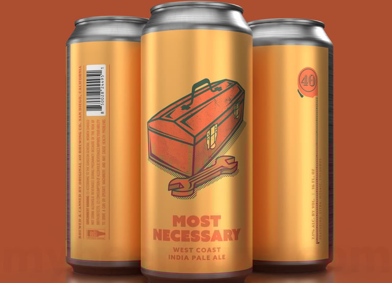 2025 The Original 40 Brewing Most Necessary 16-oz Cans