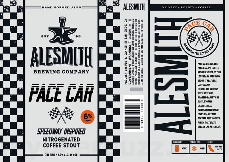 2025 AleSmith Pace Car 16-oz Cans