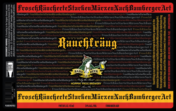 2025 Hoppin' Frog Rauchfräug 16-oz Cans