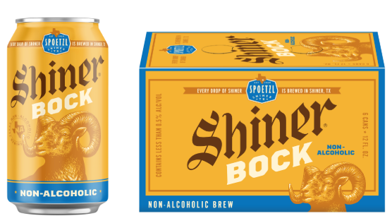 2025 Shiner Bock Non-Alcoholic 12-oz Cans