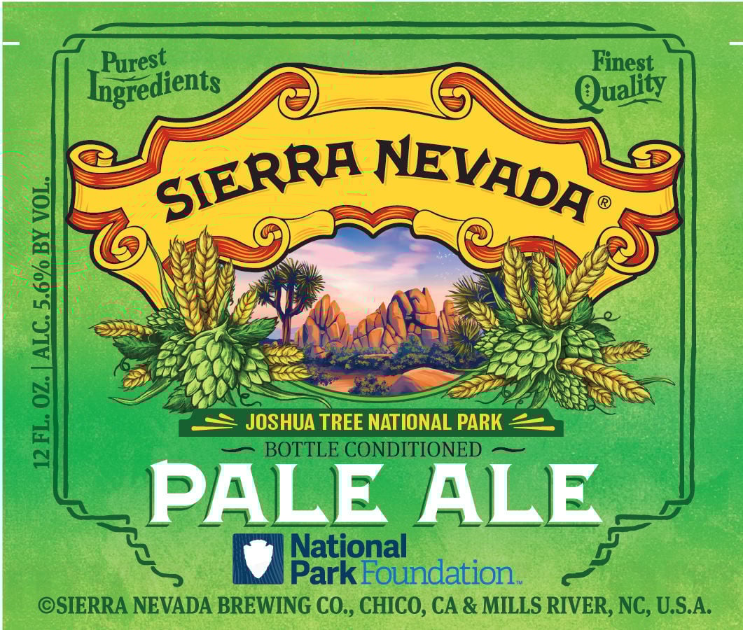 2026 Sierra Nevada Pale Ale National Park Series Joshua Tree12-oz Bottles
