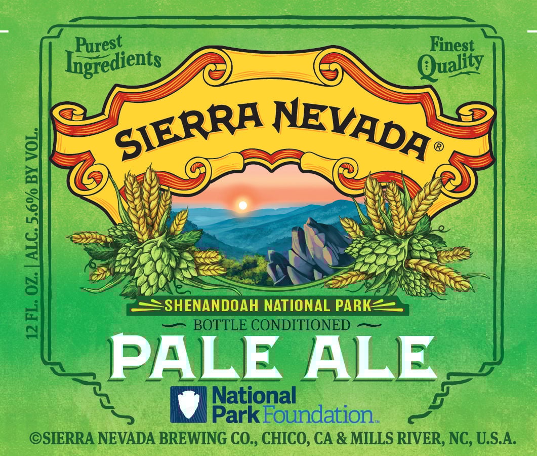 2025 Sierra Nevada Pale Ale National Park Series Shenandoah 12-oz Bottles