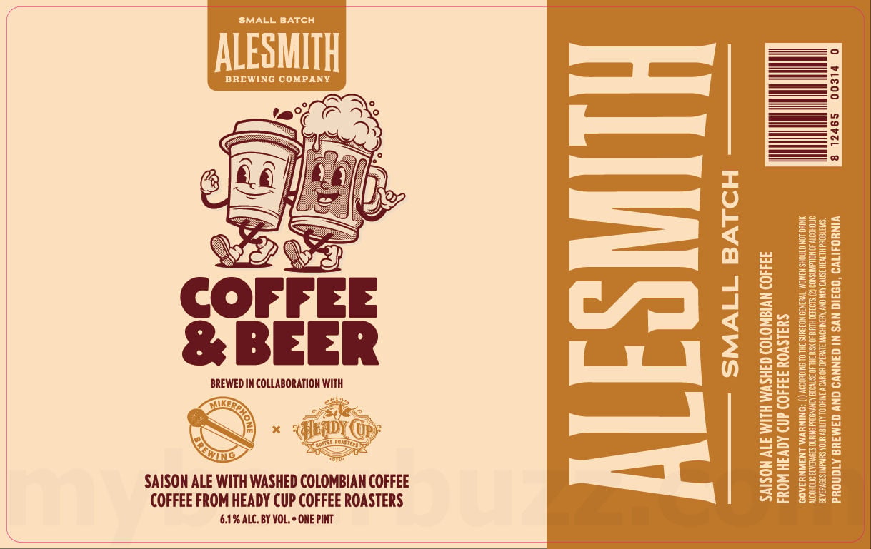 2026 AleSmith Coffee & Beer Mikerphone Collaboration 16-oz Cans