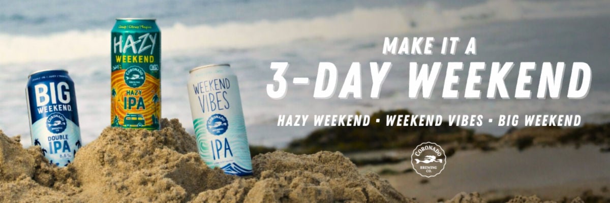2026 Coronado Brewing Make It a 3-Day Weekend