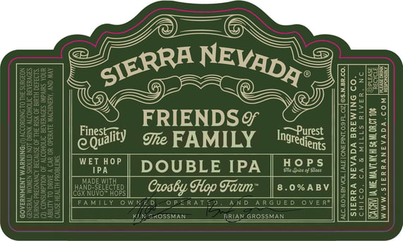 2026 Sierra Nevada Friends Of The Family Double IPA 16.9-oz Bottles