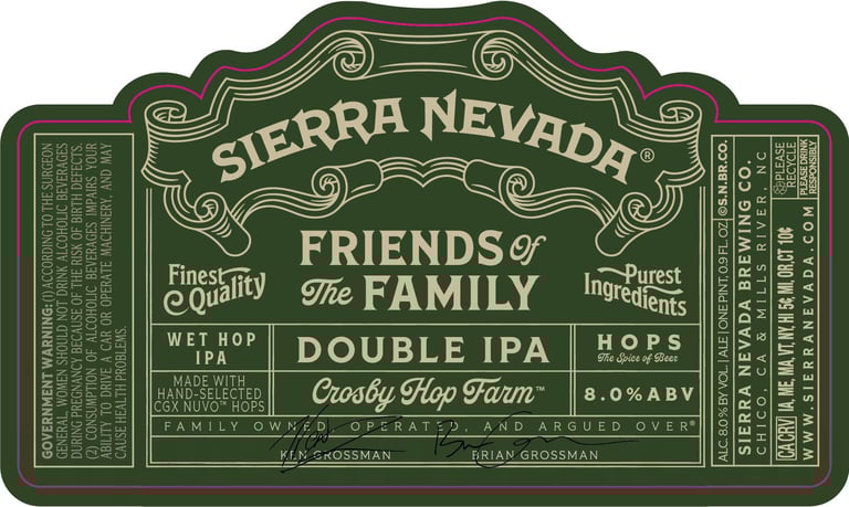2026 Sierra Nevada Friends Of The Family Double IPA 16.9-oz Bottles