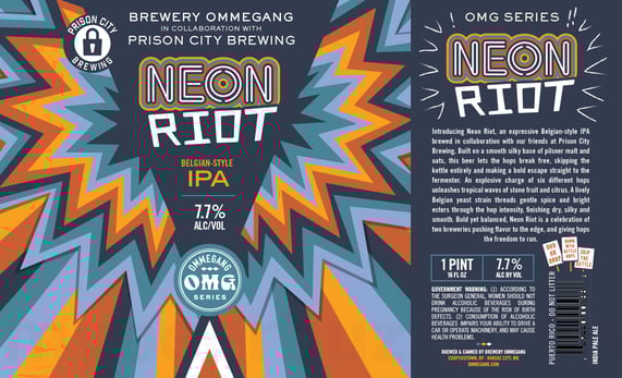 2026 Brewery Ommegang Neon Riot 16-oz Cans