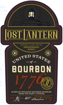 2026 Lost Lantern Whiskey United States Of Bourbon 1776 750ml Bottle