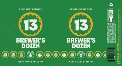 Rhinegeist Brewery Adding Brewer’s Dozen IPA
