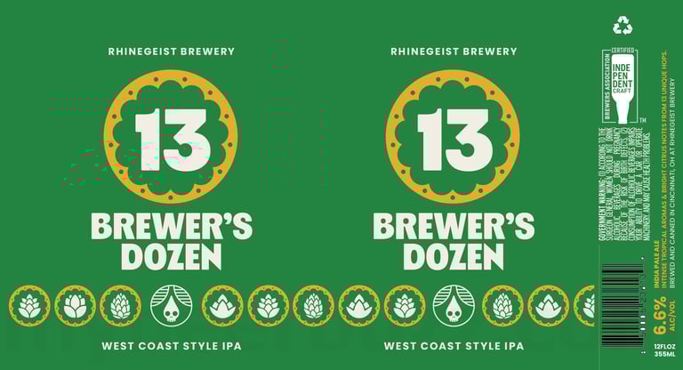 2026 Rhinegeist Brewer's Dozen 12-oz Cans