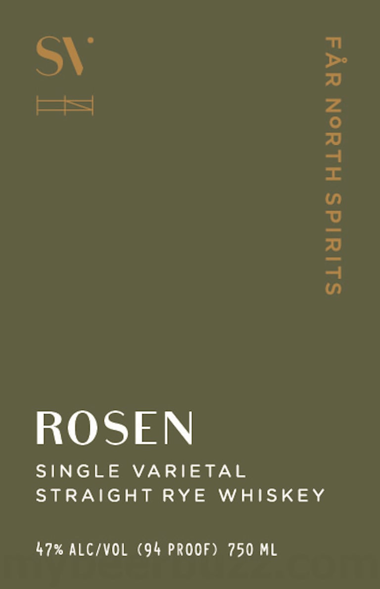 Far North Spirits Rosen Single Varietal Straight Rye Whiskey 750ml Bottles