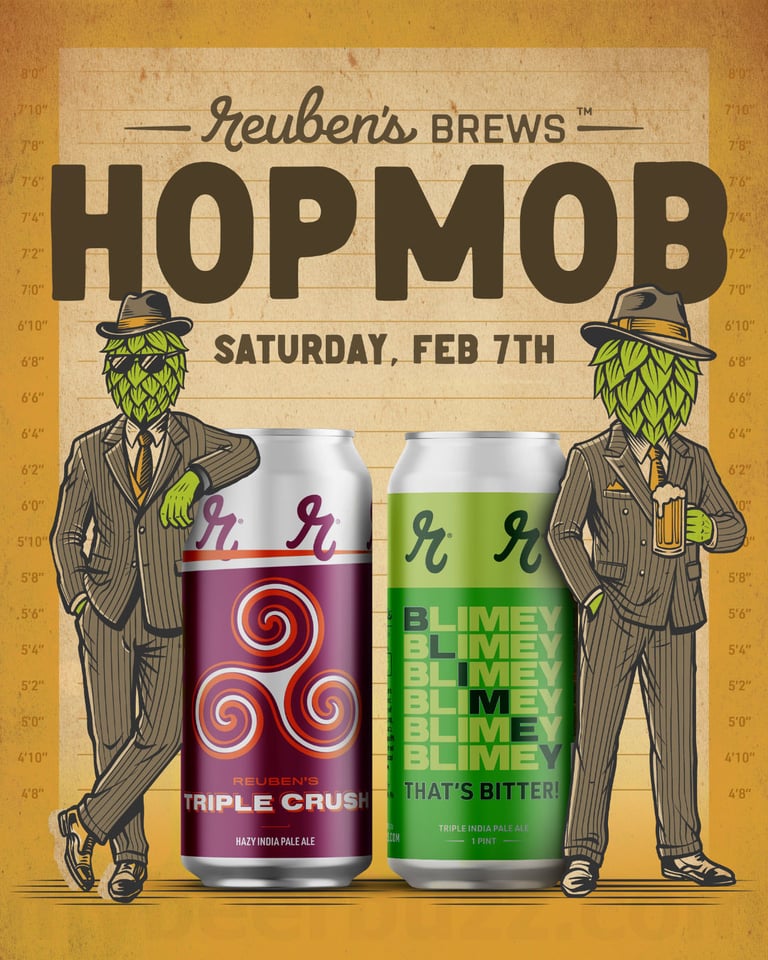 2026 Reuben’s Brews Hosts the 2026 “Hop Mob”