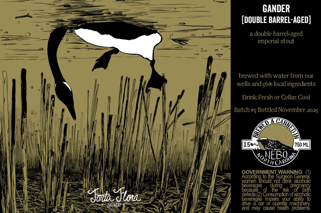 Fonta Flora Brewery Adding Gander [Double Barrel-Aged] Bottles