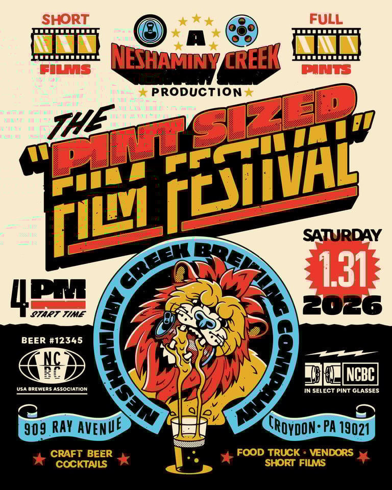 Pint Sized Film Festival Brings Independent Film to Neshaminy Creek Brewing Co.