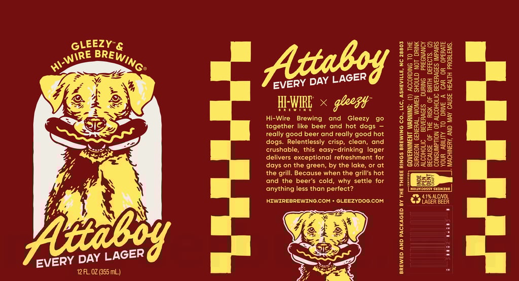 2026 Hi-Wire Brewing Attaboy Lager 12-oz Cans