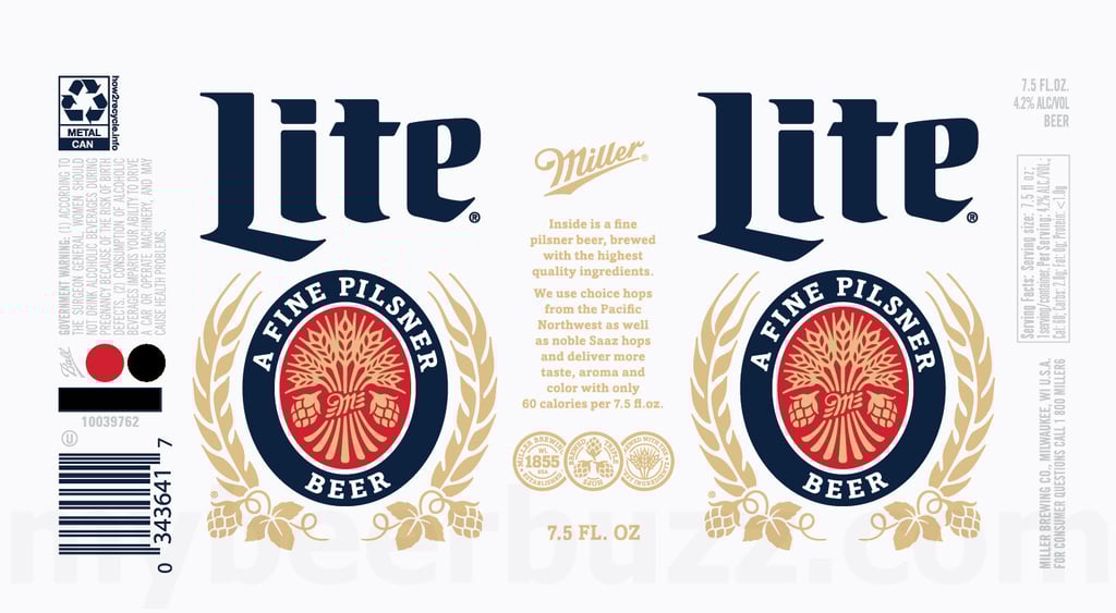 2026 Miller Lite 7.5-oz Cans