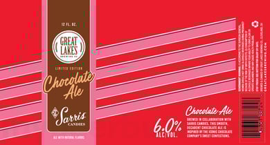 Great Lakes Teaming Up With Sarris Candies For Chocolate Ale