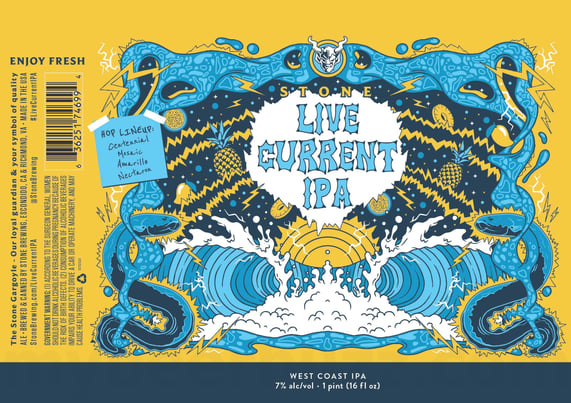 2026 Stone Brewing Live Current IPA 16-oz Cans