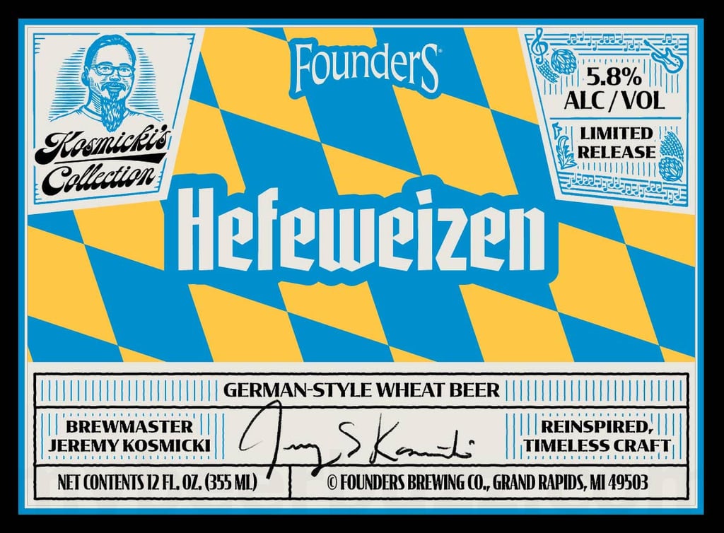 Founders Brewing Unveils Kosmicki’s Collection Hefeweizen for 2026