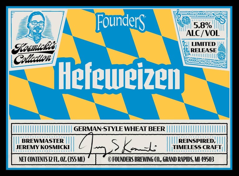 2026 Founders Hefeweizen 12-oz Bottles