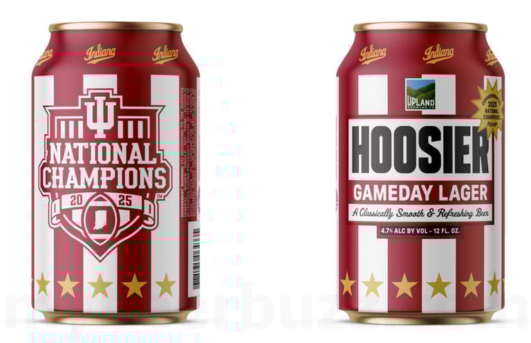 2026 Upland Hoosier Gameday Lager 12-oz Cans