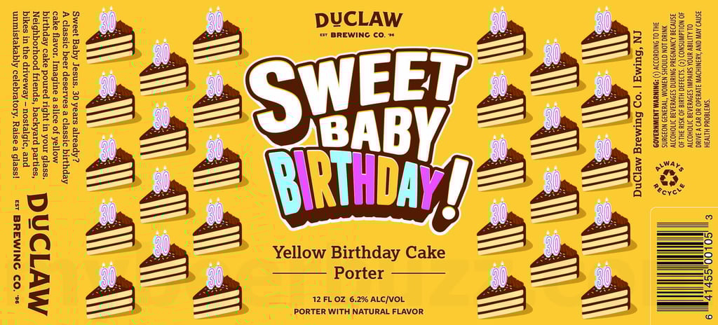 DuClaw Celebrates 30 Years of Sweet Baby Jesus with Sweet Baby Birthday! Porter