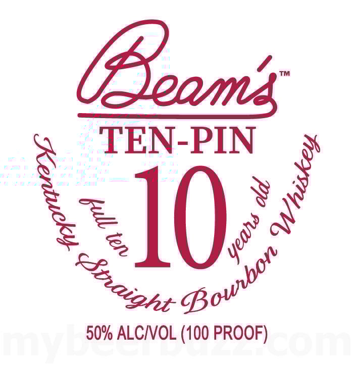 Jim Beam Beam’s Ten-Pin 10 year Kentucky Straight Bourbon Whiskey