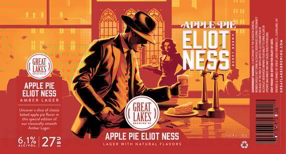2026 Great Lakes Apple Pie Elliot Ness 12-oz Cans