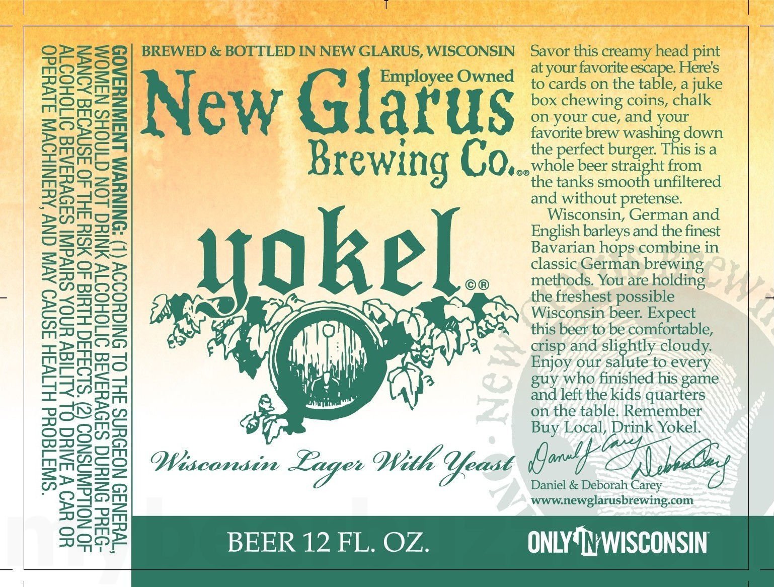 2026 New Glarus Yokel 12-oz Bottles