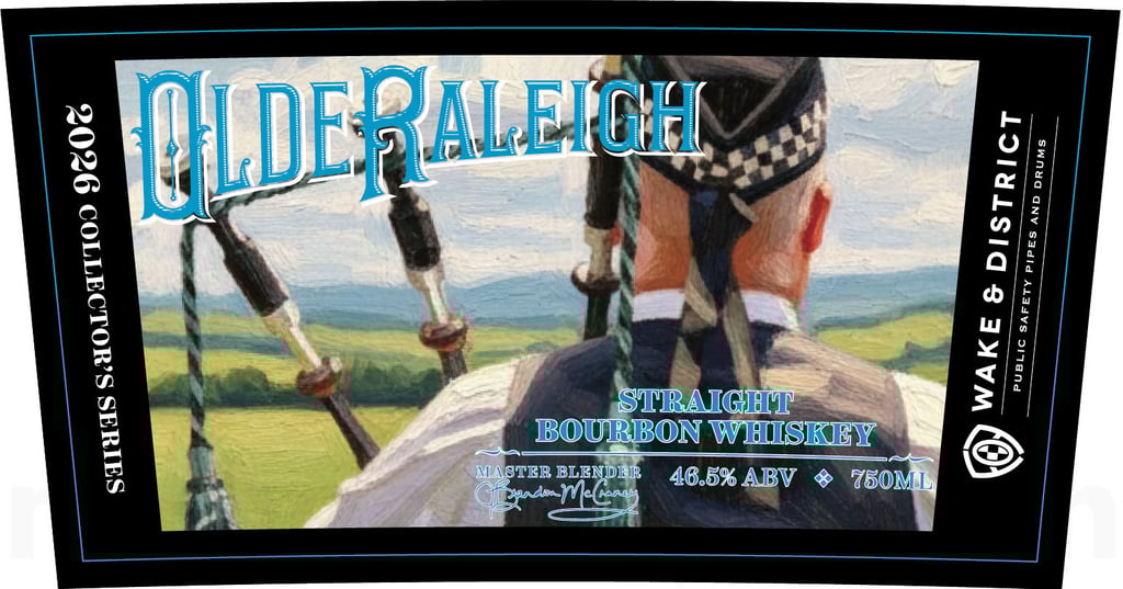 Old Raleigh Distillery 2026 Collector’s Series–Wake & District Straight Bourbon Whiskey