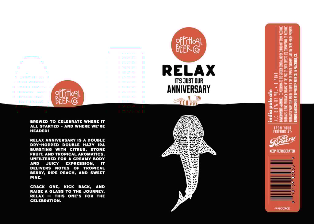 Offshoot Beer Adding Relax It’s Just Our Anniversary & Pregame Warmup Melvin Collaboration