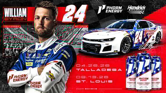 Phorm Energy Gears up for Big 2026, Adds Hendrick Motorsports' Driver William Byron & Now Available In Over 59,000 Stores Nationwide