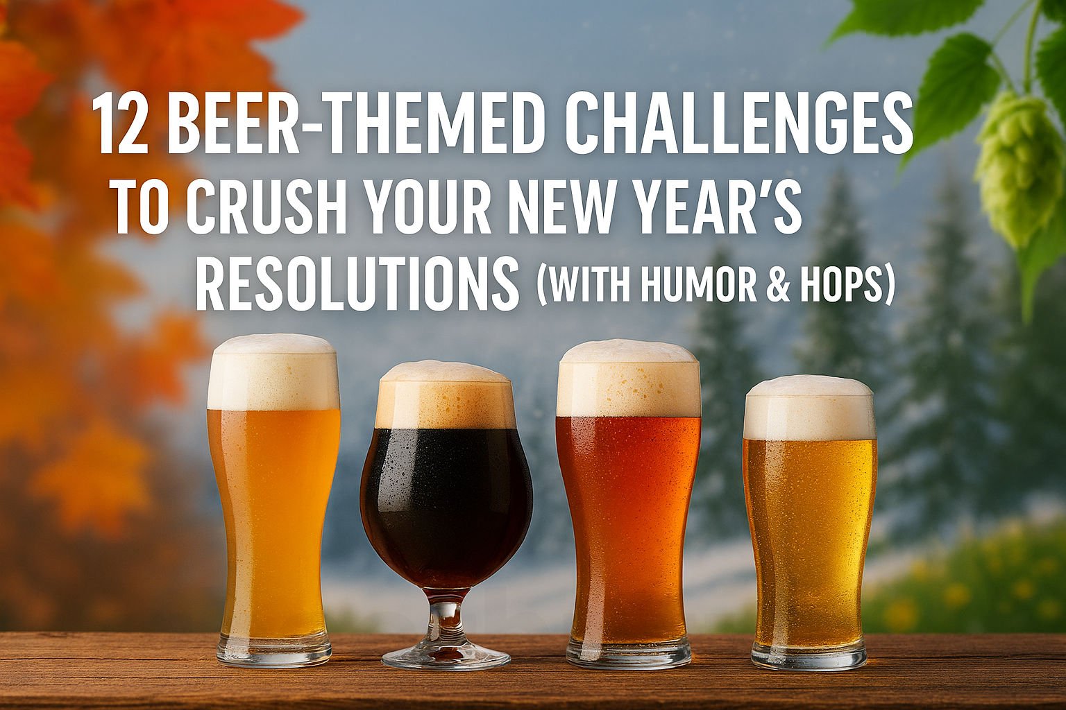 2026 Beer Themed Challenges To Cruch Your New Year's Resolutions