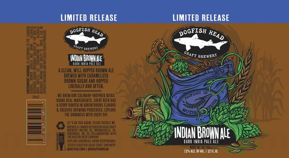 2026 Dogfish Head India Brown Ale 12-oz Cans