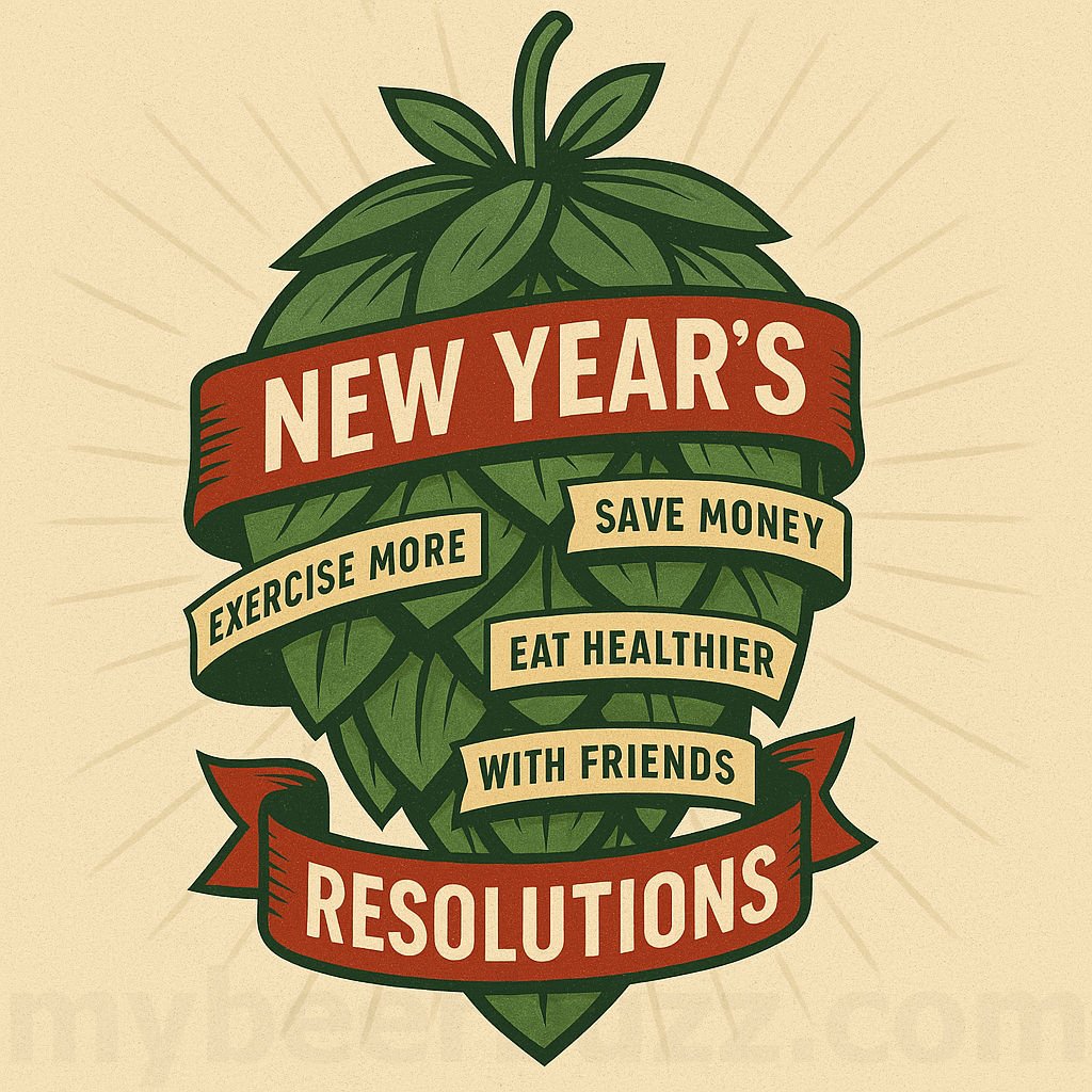 2026 New Years Resolutions Hop Cone