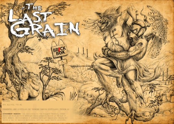 2026 Thunder Canyon Distillery / Brick Box The Last Grain Whiskey 750ml Bottles