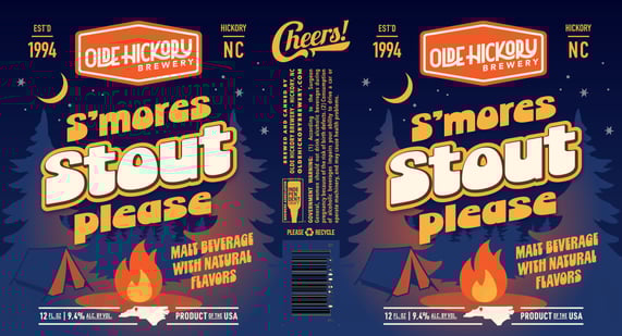 2026 Olde Hickory S'mores Stout Please 12-oz Cans