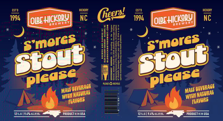 2026 Olde Hickory S'mores Stout Please 12-oz Cans